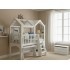 Cama alta branca Gru 223,8x209,4x110,3cm