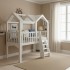 Cama alta branca Gru 223,8x209,4x110,3cm