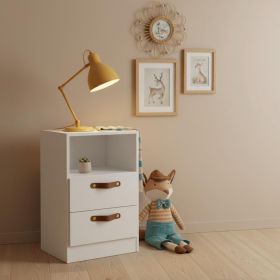 Gaveteiro 2 gavetas branco Aurora 42x74x40cm