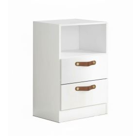 Gaveteiro 2 gavetas branco Aurora 42x74x40cm