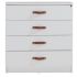 Cómoda 4 cajones blanco Luca 85x87x45cm