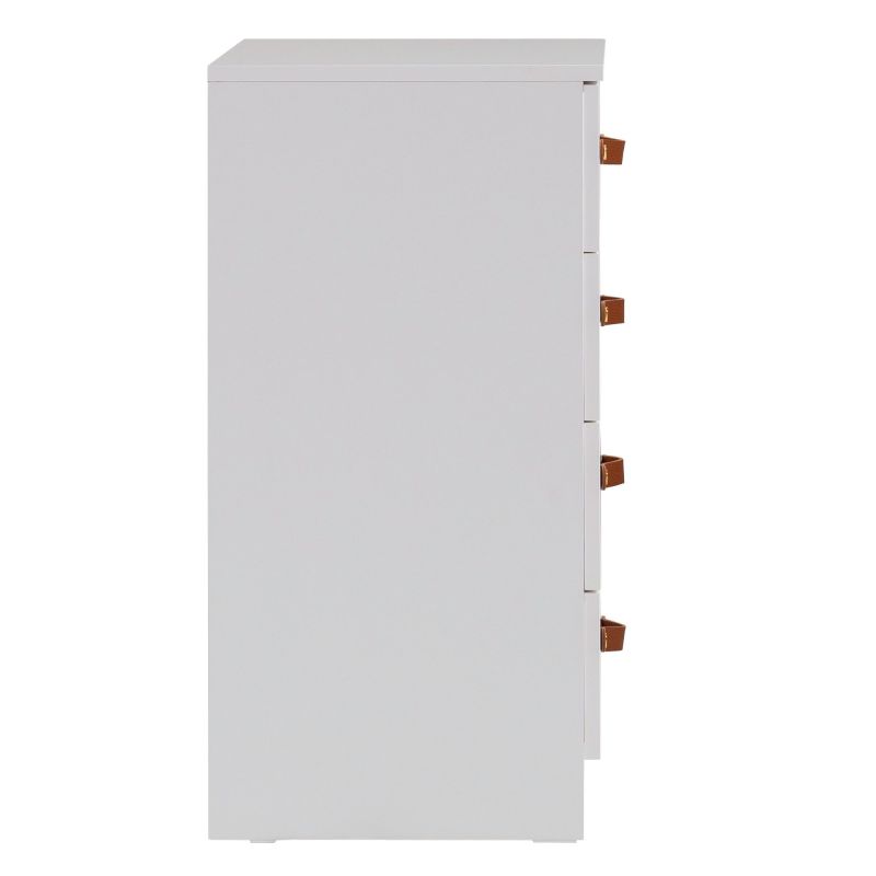 Cómoda 4 cajones blanco Luca 85x87x45cm