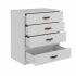 Cómoda 4 cajones blanco Luca 85x87x45cm