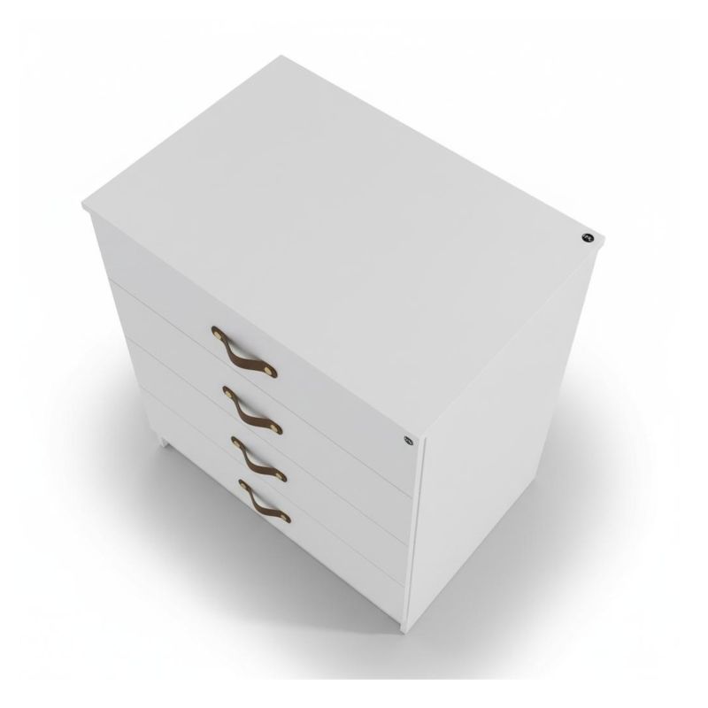 Cómoda 4 cajones blanco Luca 85x87x45cm