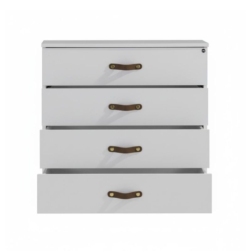 Cómoda 4 cajones blanco Luca 85x87x45cm