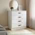 Cómoda 4 cajones blanco Luca 85x87x45cm