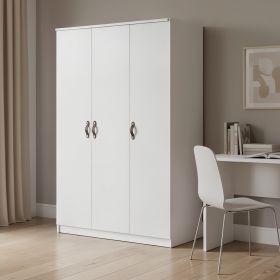 Armário 3 portas branco Luca