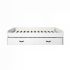 Lit gigogne + 2 tiroirs individuels blanc Elio 105x190cm