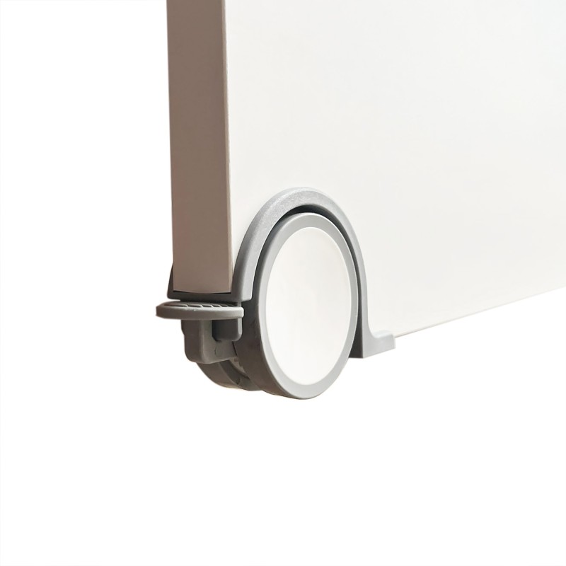 Lit compact 2 lits + 2 tiroirs individuels blanc Abu 105x200cm