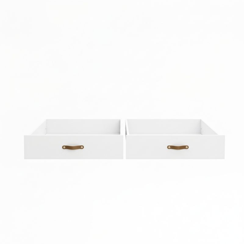 Cajones set de 2 blanco Luca 23.7x94.2x59.8cm