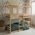 Beliche Montessori casinha divisível madeira Judy 90x190/90x190cmi