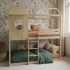 Beliche Montessori casinha divisível madeira Judy 90x190/90x190cmi 