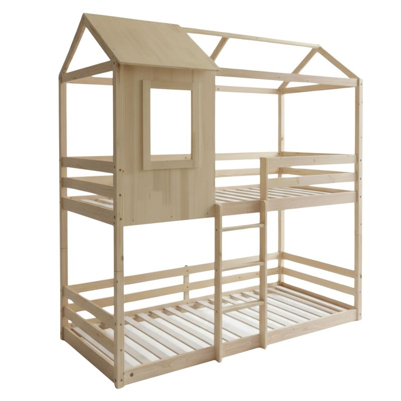 Beliche Montessori casinha divisível madeira Judy 90x190/90x190cmi 