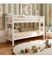 Letto a castello per bambini bianco Aventura  90x190cm