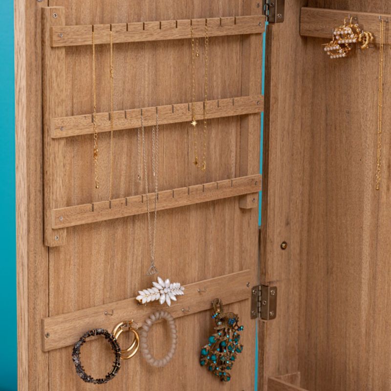 Espejo joyero marrón Merida145x37.5x42cm