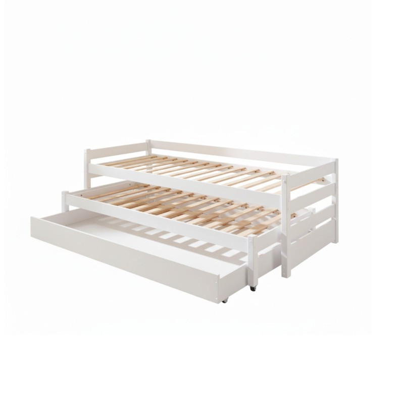 Cama nido triple madera Pepa 90x200 cm
