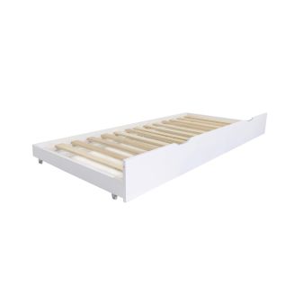 Pull-out bed in wood for children Popins 90x180 cm