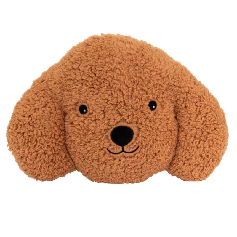Almofada castanha Dog 8x36x24cm
