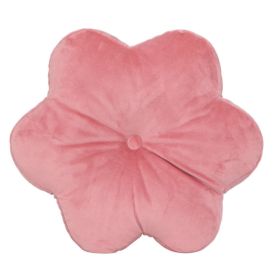 Cojín en forma de flor rosa Asha 8x38x38cm