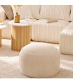 Pouf con contenitore beige Dixie 40x60x60cm