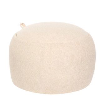 Stool with storage beige Dixie 40x60x60cm