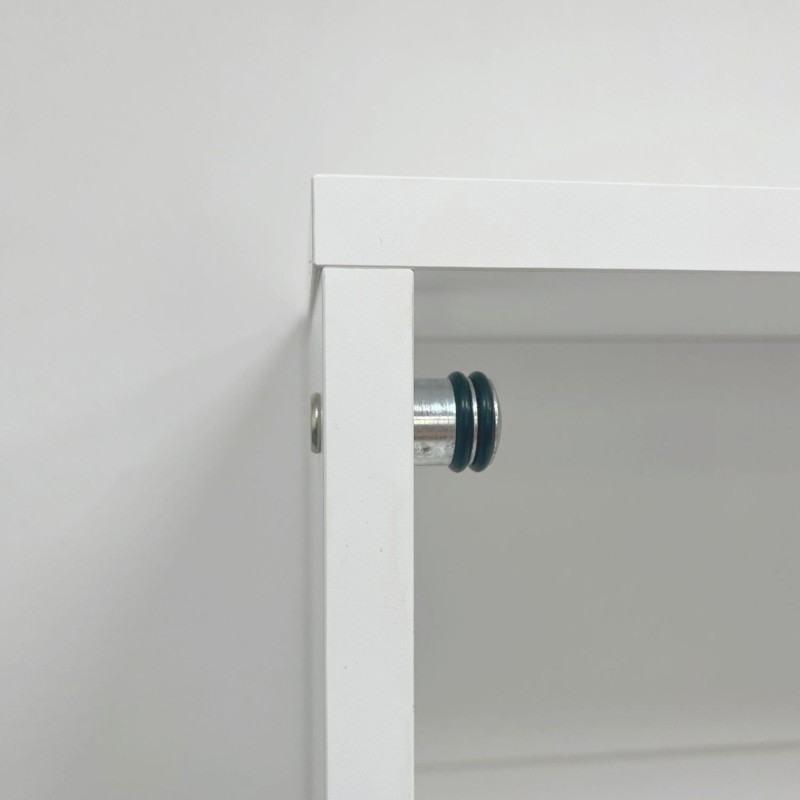 Letto a scomparsa verticale bianco Kristoff 90x200cm