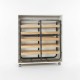 Folding bed white 106x99.2x40.2cm