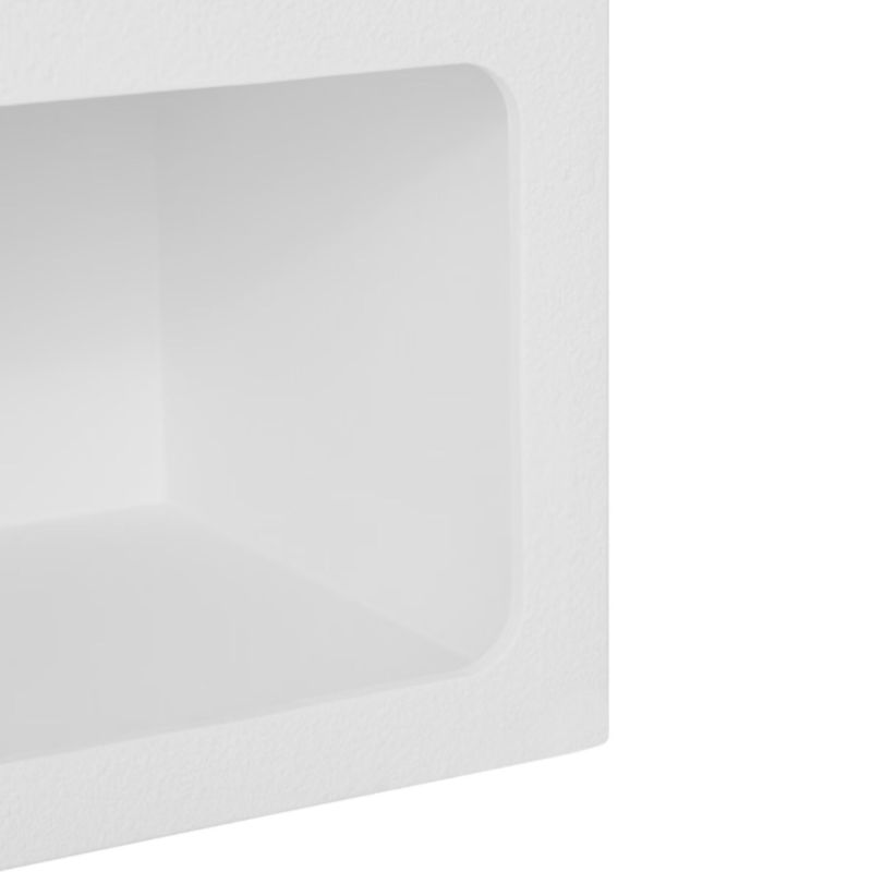 Nachttisch weiß Flynn 55x30x40cm