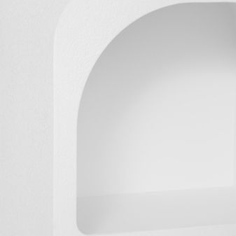 Bedside table white Flynn 55x40x30cm