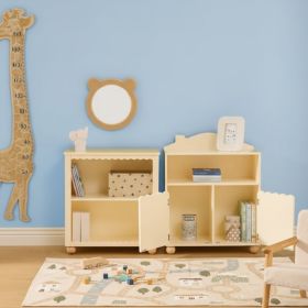 Estantería con puertas beige Susi 7.5.5x60x30cm