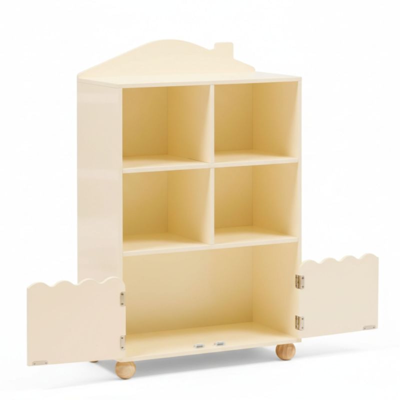 Prateleira alta com portas bege Susi 94.5x60x30cm