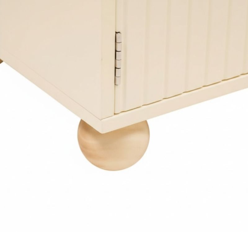 Prateleira alta com portas bege Susi 94.5x60x30cm