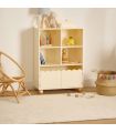 Estantería alta con puertas beige Susi 94.5x60x30cm