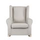 Fauteuil à bascule avec pieds bois Dolly 95x81x104cm