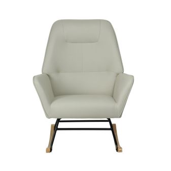 Schaukelsessel mit Holzbeinen Lotso 97x77x88cm