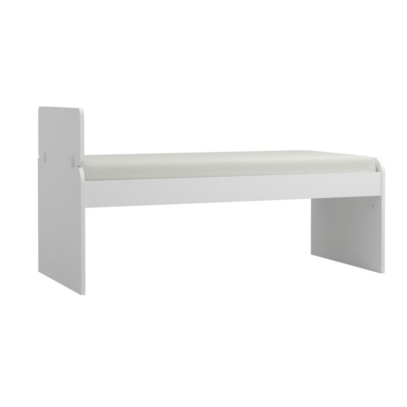 Bettbarriere für Kopfteil weiß Luca 33.8x94x2.5cm