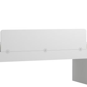 Barrière lit blanc Luca 33.8x150x2.5cm