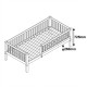 Cama Montessori evolutiva madeira pinho Bella 90x190cm