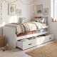 Compact bed 105 white with two beds + 2 drawers Aurora 105x200cm