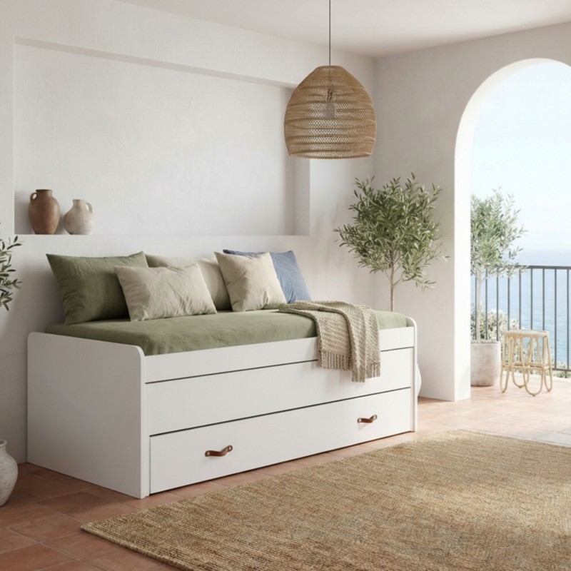 Cama compacta 105 triplo Lea 105x200cm