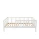Cama Montessori evolutiva madera blanco Bella 90x190cm