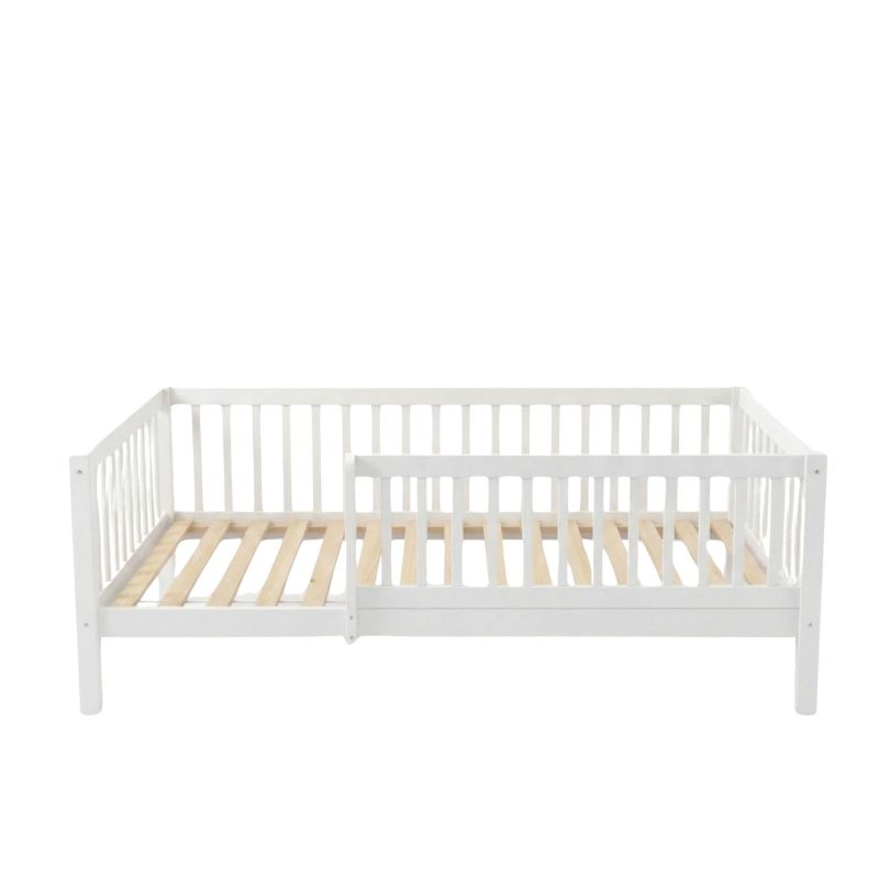 Cama Montessori evolutiva madera blanco Bella 90x190cm