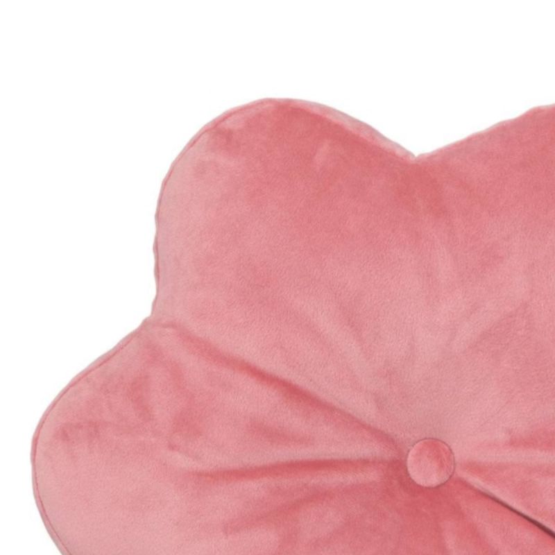 Cojín en forma de flor rosa Asha 8x38x38cm