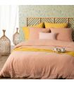 Funda nórdica algodón rosa Barley cama 150x200cm