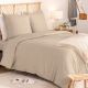 Funda nórdica algodón beige Baley 150x190cm