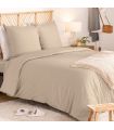 Funda nórdica algodón beige Baley cama 150x200cm