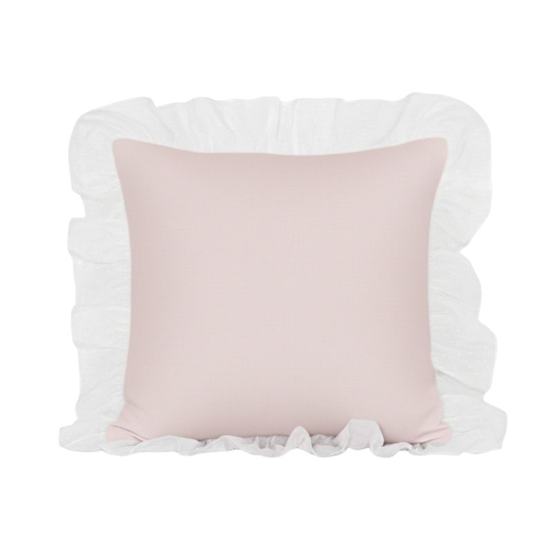 Funda cojín algodón rosa Dolce 40x40cm