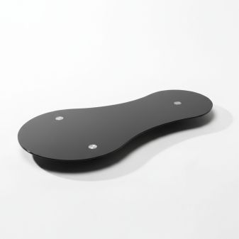 Plateau table sans pieds verre 0.8x140x70cm