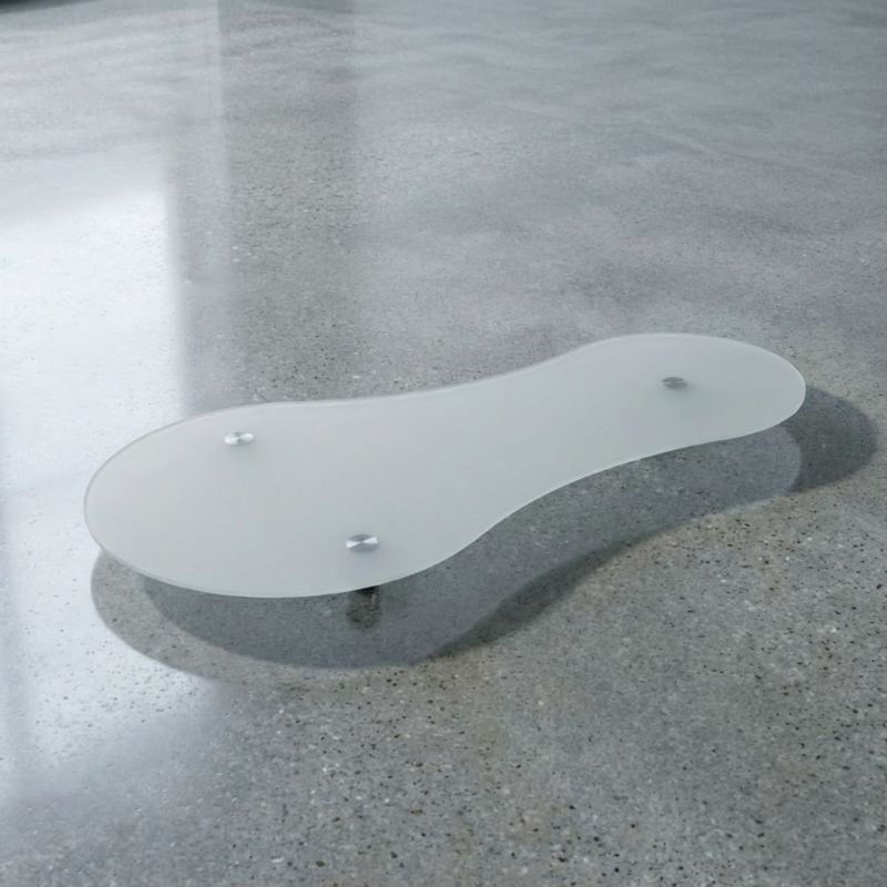 Tapa mesa sin patas cristal 0.8x140x70cm