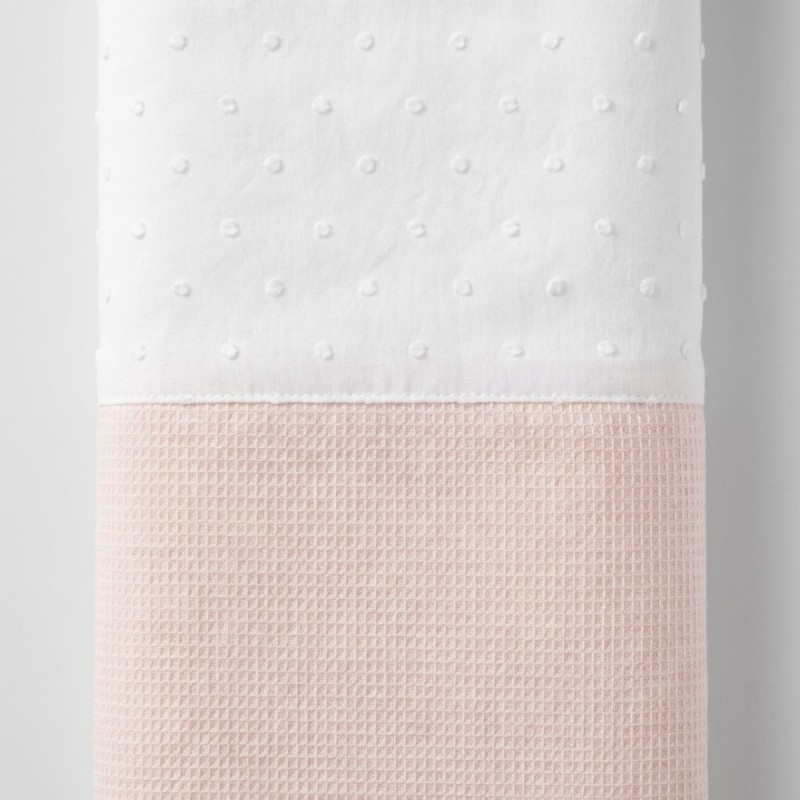Funda cojín algodón rosa Dolce 40x40cm